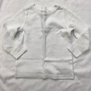 Old Navy White Thermal Longsleeve Shirt